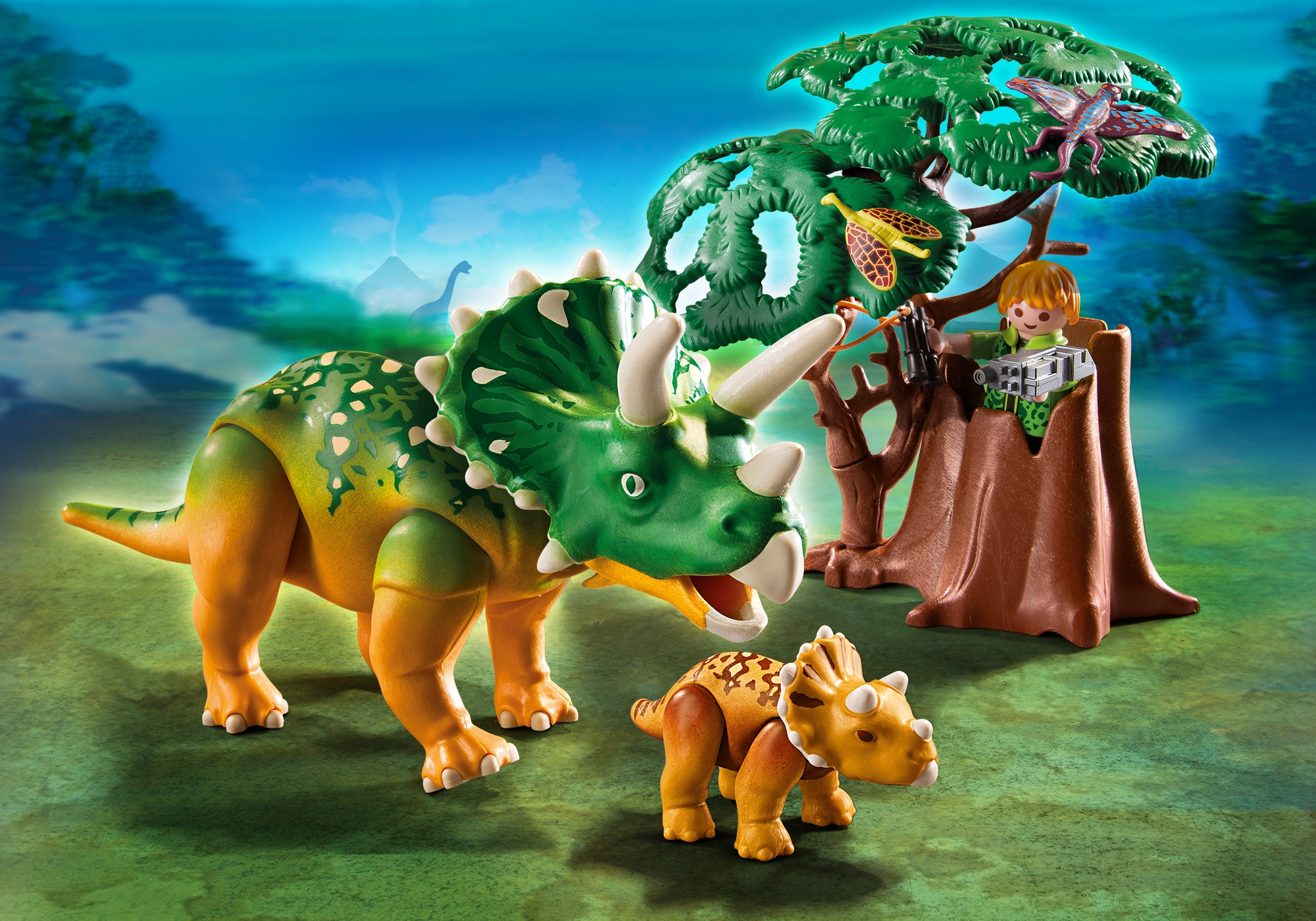 Playmobil 6teiliges Dinosaurier Set 5230 5231 5232 5233 