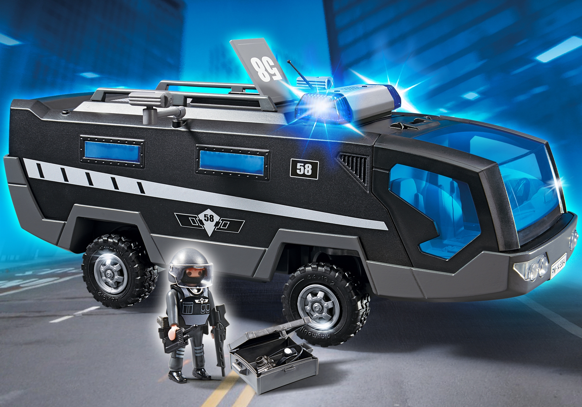 playmobil fourgon blindé