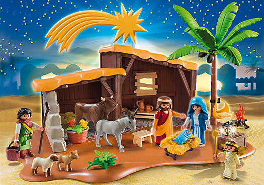 Nativity Stable with Manger